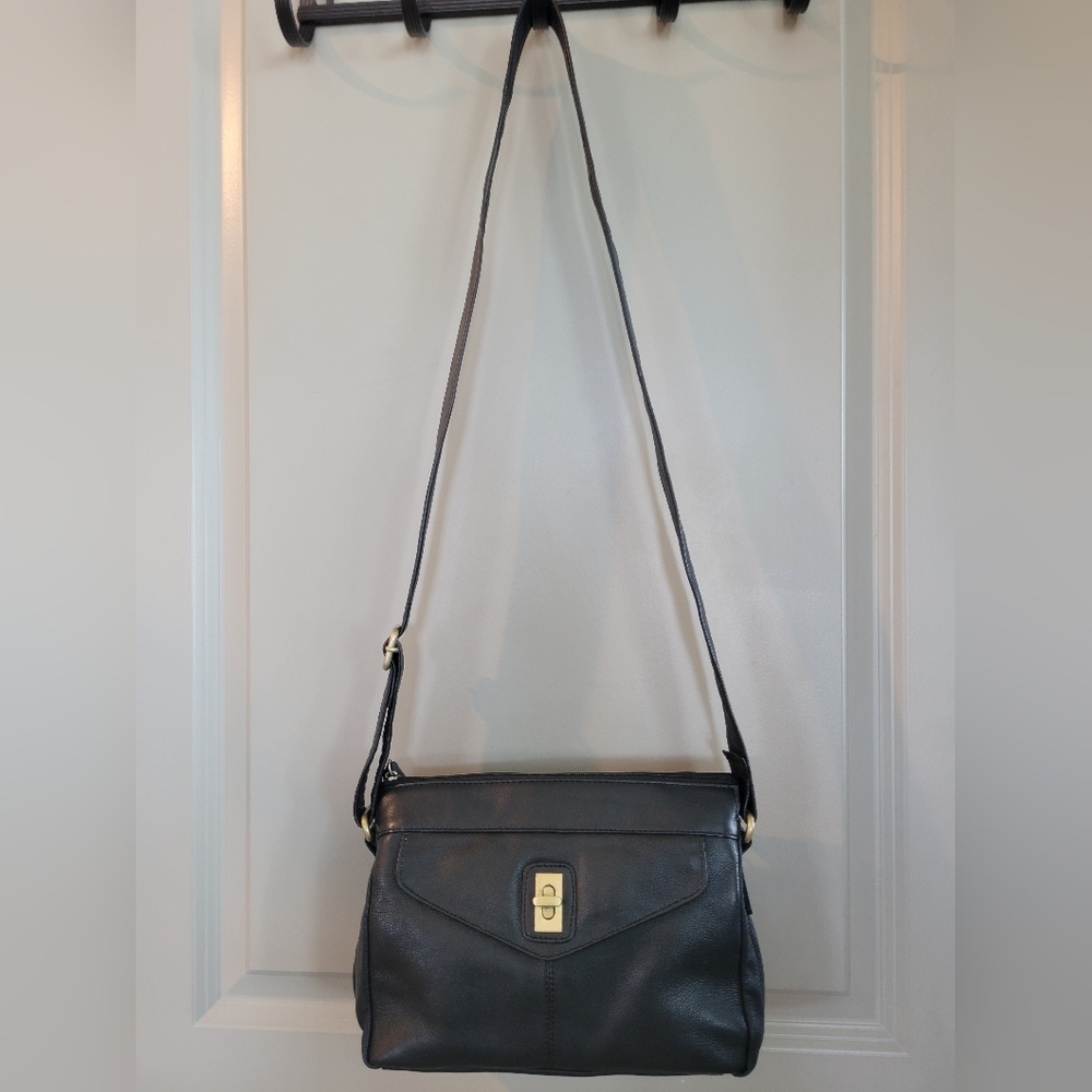Great American Leather Works Black Shoulder Bag